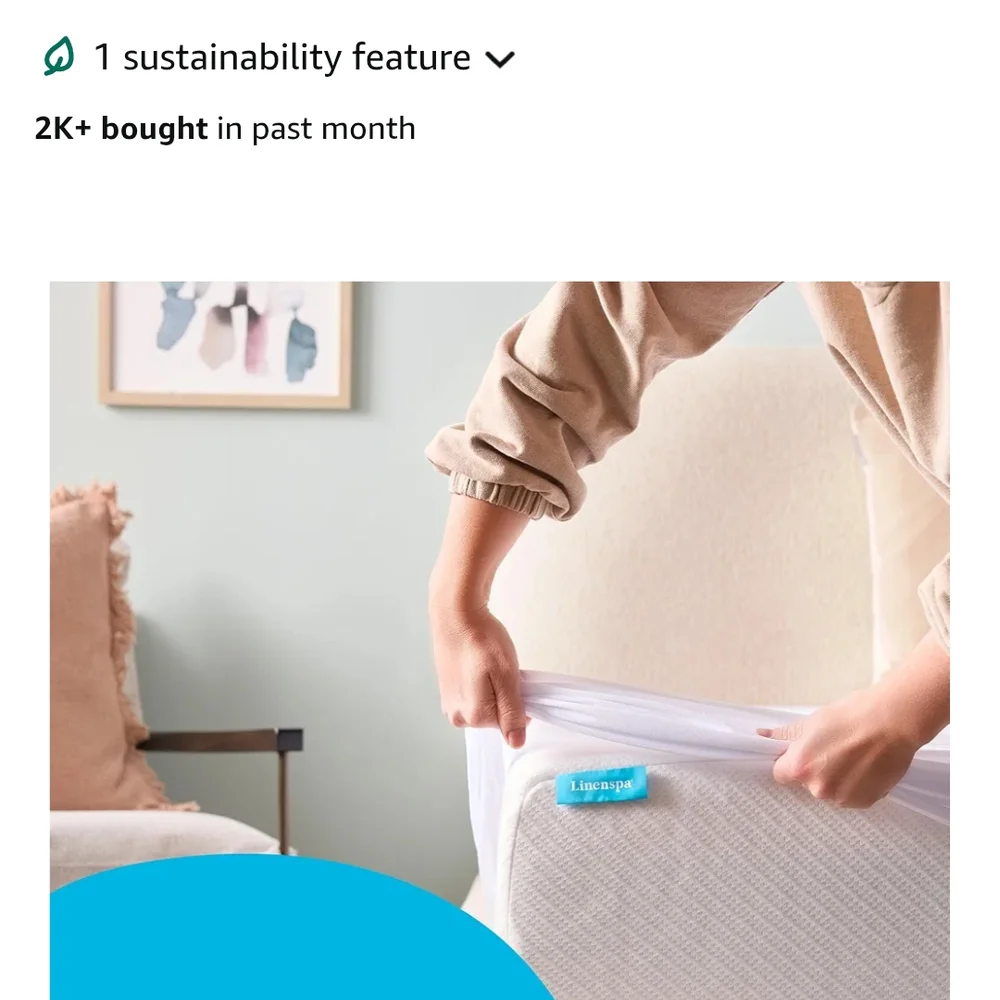 Waterproof Mattress Protector - White